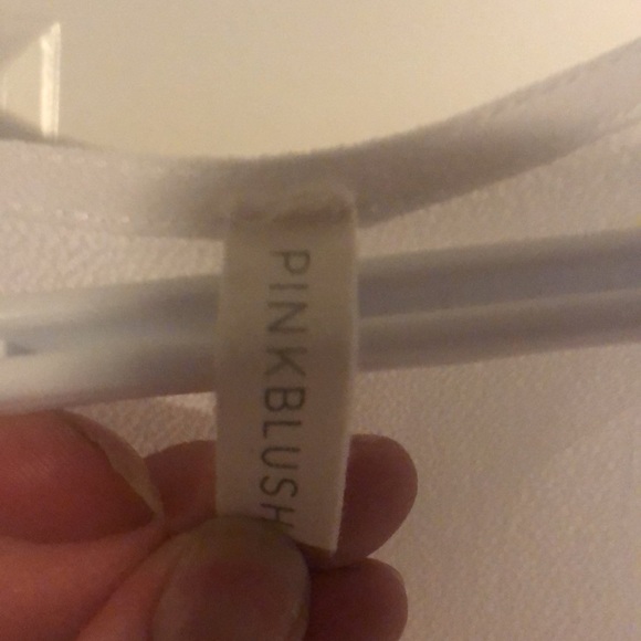 Pink blush ruffle sleeve cardigan/kimono top - Picture 3 of 4